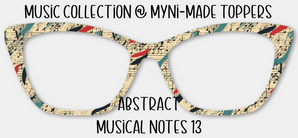 Abstract Musical Notes 13