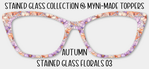 Autumn Stained Glass Florals 03