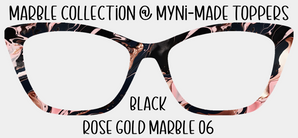 Black Rose Gold Marble 06