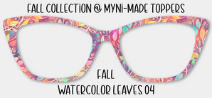 Fall Watercolor Leaves 04