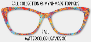 Fall Watercolor Leaves 30