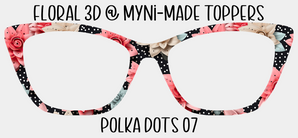 Floral 3D Polka Dots 07