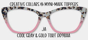 JM Cool Gray & Gold Tort DD98AA