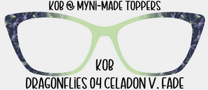 KOB Dragonflies 04 Celadon Vertical Fade