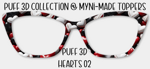 Puff 3D Hearts 02
