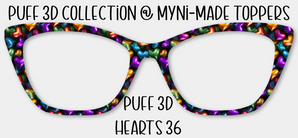 Puff 3D Hearts 36