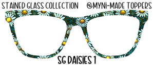 Stained Glass Daisies 1
