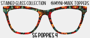 Stained Glass Poppies 4