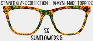 Stained Glass Sunflowers 5