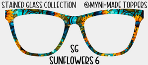 Stained Glass Sunflowers 6