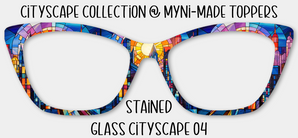 Stained Glass Cityscape 04