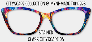 Stained Glass Cityscape 05