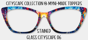 Stained Glass Cityscape 06