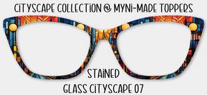 Stained Glass Cityscape 07