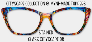 Stained Glass Cityscape 08