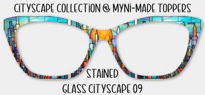 Stained Glass Cityscape 09